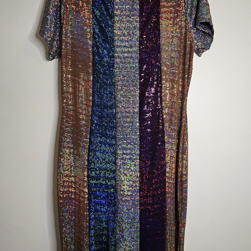 The Curve Multicolored Sequin Midi Dress - image 3